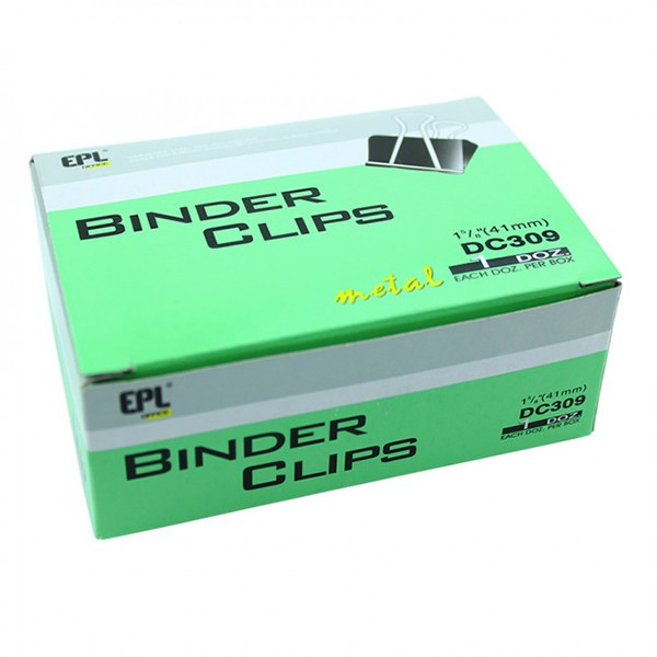 EPL DC309 Binder Clip - 41mm (pkt/12pc)